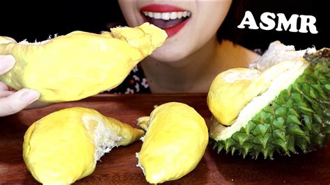 Asmr Durian SẦu RiÊng Exotic Fruitsticky Eating Sounds 두리안 천국의 맛 지옥의 냄새 두리안 먹방jansan Asmr