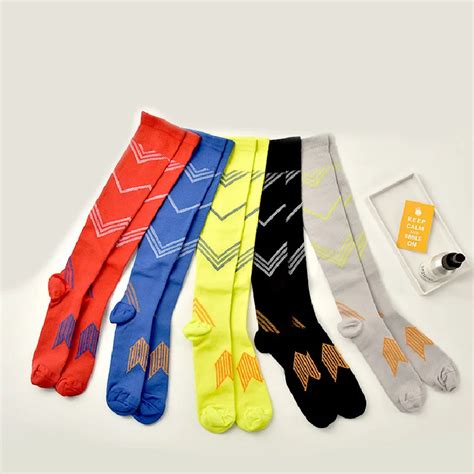 Football Long Socks High Quality Solid Color Cotton Over Knee High Socks Sports Men Leg