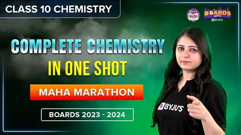 Complete Chemistry In One Shot Maha Marathon Class 10 Boards 2024