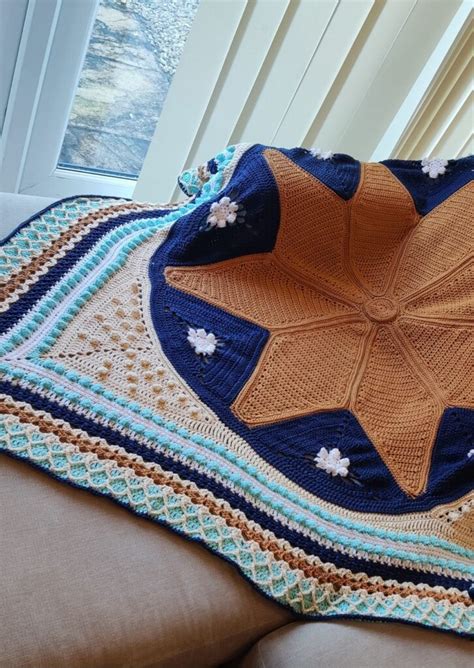 Easy Crochet Throw Blanket Pattern - Fosbas Designs