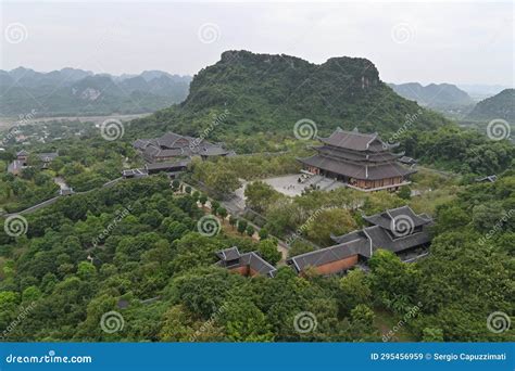 Aerial View Of Bai Dinh Pagoda A Buddhist Temple Complex On Bai Dinh