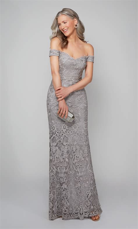 Formal Dress 27553 Long Off The Shoulder Straight Alyce Paris