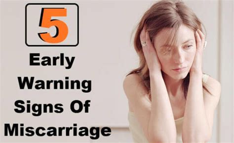 Signs of miscarriage - Top 5 early miscarriage symptoms