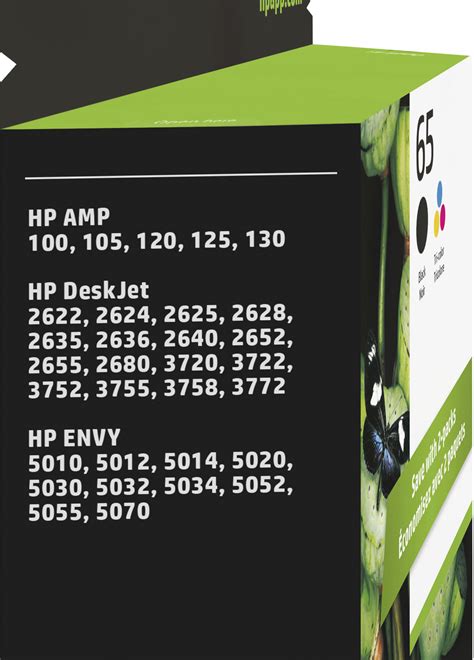 HP 65 2-pack Standard Capacity Ink Cartridges Black/Tri-color T0A36AN#140 - Best Buy