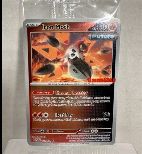 Pok Mon Iron Moth Paradox Rift Gamestop Promo Sealed Sealed Ebay