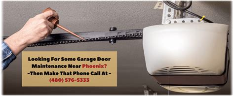 Garage Door Maintenance Phoenix AZ 480 576 5333 On Time