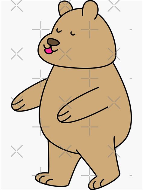 Bear Sleep Walking Sticker For Sale By Svgs Redbubble