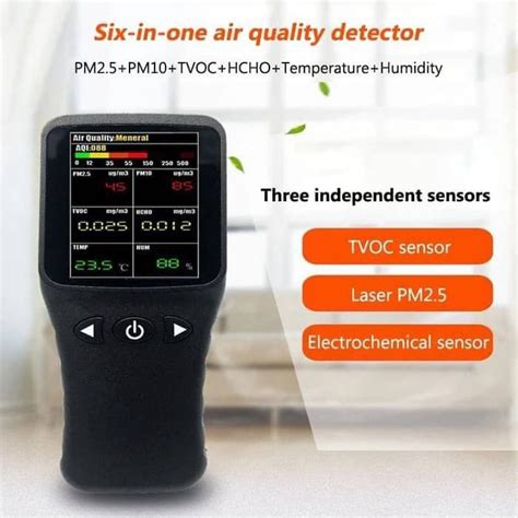 Jual Air Quality Detector Alat Ukur Kualitas Udara Pm Pm Hcho Tvoc