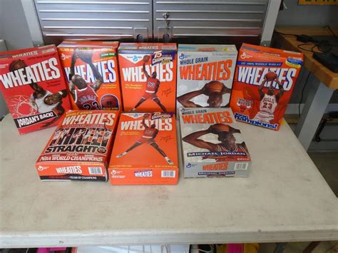 Michael Jordan, (8) Wheaties Cereal Box Lot. All sealed and full. HOT ...