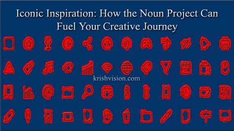 Iconic Inspiration: How the Noun Project Can Fuel Your Creative Journey