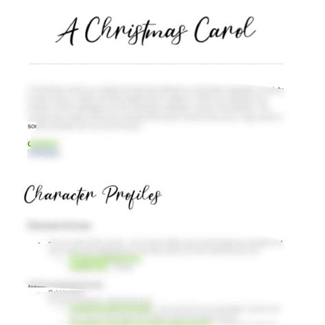 Christmas Carol Revision Notes 14 Pages Grade 9 Depop