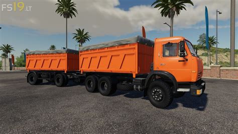 Kamaz Grain Carrier Pack V 1 0 FS19 Mods Farming Simulator 19 Mods