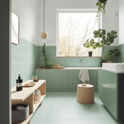 Salle De Bains Vert D Eau Id Es Tendances Copier Salle De Bain