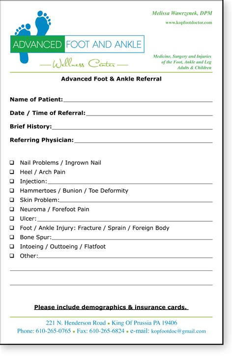 Sample Gallery Medical Referral Pads