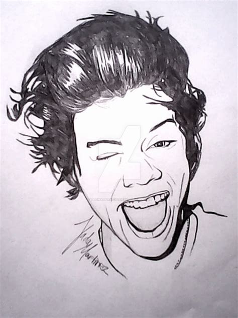 Harry Styles Drawing By Teenageracid On Deviantart