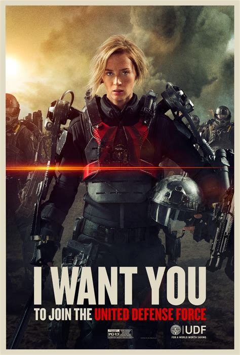 Edge Of Tomorrow Emily Blunt As Rita Vrataski I Want This As A