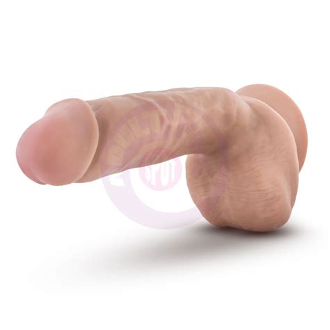 Dr Skin Plus Inch Thick Poseable Dildo With Squeezable Balls