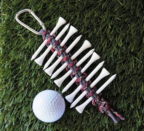 Tee Holder Golf Tee Holder Paracord Golf Tee Holder Golf | Etsy