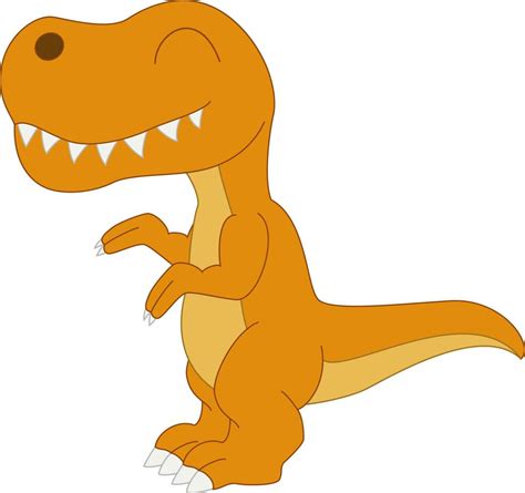 Cute Dinosaur Cartoon On White Background 9780764 Vector Art At Vecteezy