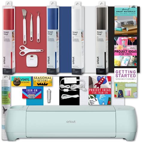 Cricut Explore 3 Machine Smart Vinyl And Tools Bundle