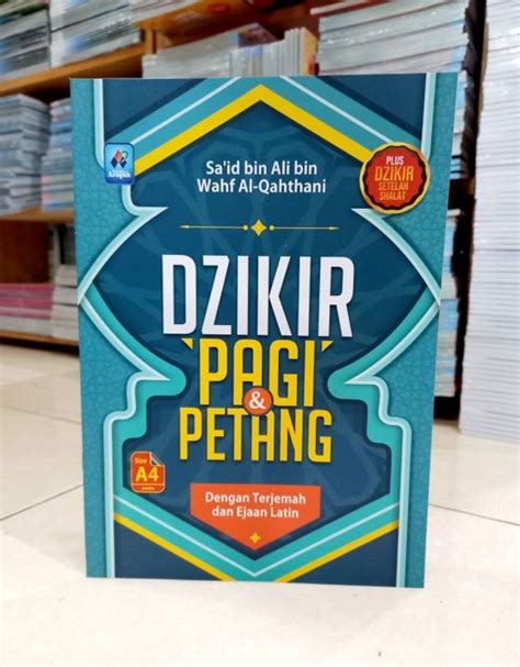 Buku Dzikir Pagi Petang Latin A Dengan Terjemah Dan Ejaan Latin