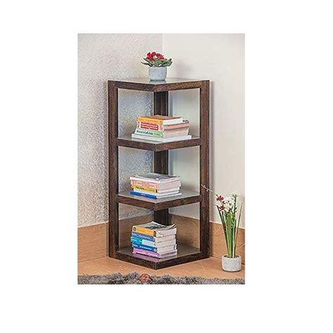 Aaram By Zebrs Furniture Sheesham Wood Book Shelves With Book Racks For Living Room Home