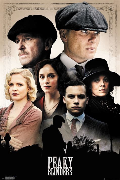 Poster Peaky Blinders - Cast | Wall Art | 3+1 FREE | Europosters