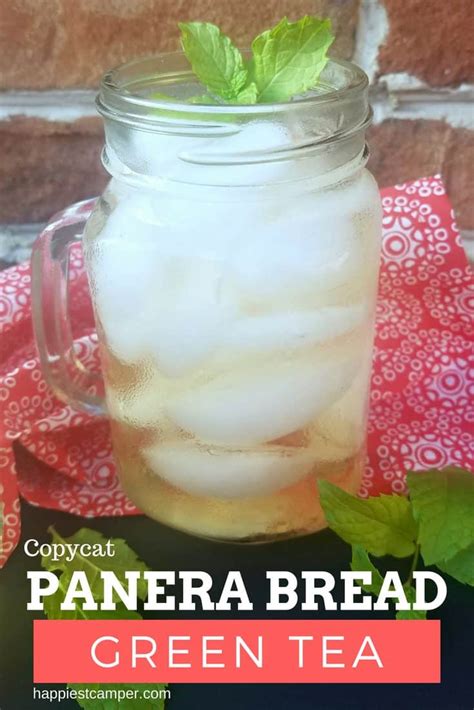 Panera Bread Green Tea Copycat Recipe Happiest Camper