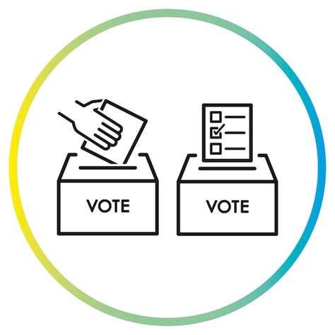 Premium Vector Ballot Box Vote Icon Voting