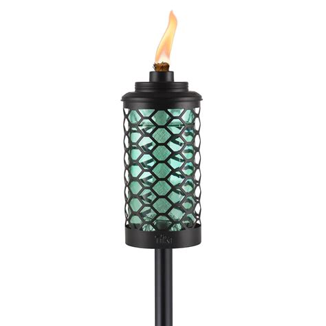 Easy Install Honeycomb Torch In Blue Tiki Torches Tiki Brand