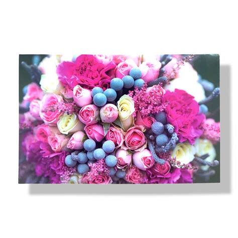 Blanco Wenskaart Bloemen X Cards Crafts