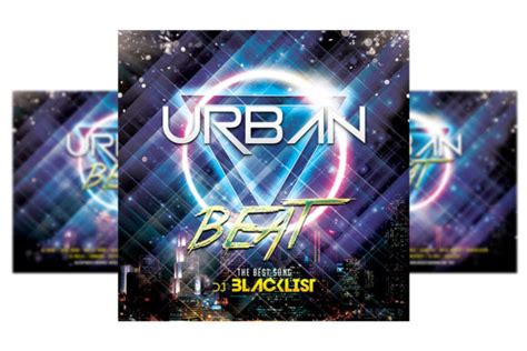 Urban Beat Cd Cover Template Graphic By Matthew Design · Creative Fabrica
