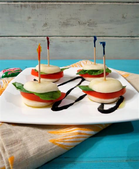 Mini Cheesy Caprese Sandwich