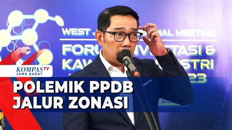 Ridwan Kamil Bakal Tindak Tegas Kecurangan Proses PPDB Kompas TV Vidio