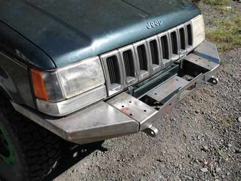 Elite Jeep Grand Cherokee Zj Modular Plain Front Winch Bumper 93 98