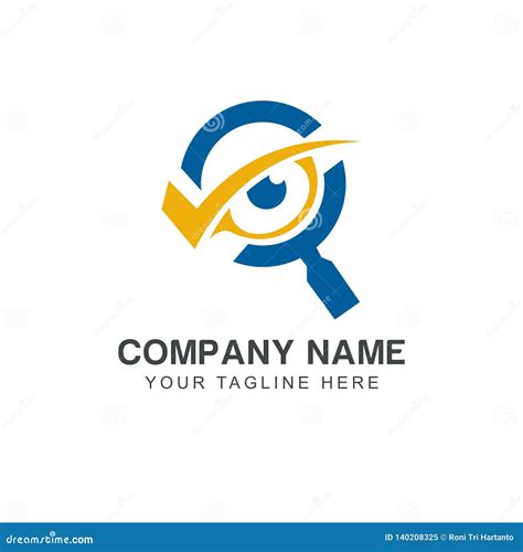 Eagle Eye Search Logo Design Inspiration Stock Vector - Illustration of ...