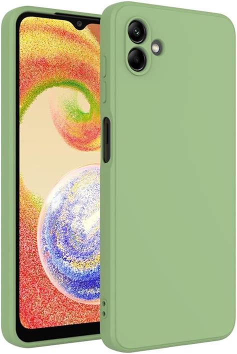 Wogroo For Samsung Galaxy A06 Case Green Scratch Resistant With Soft Touch Slim