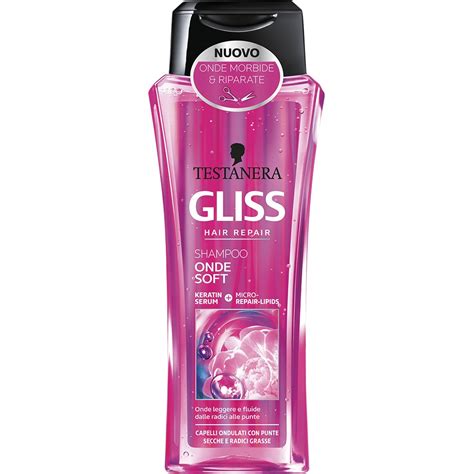 Testanera Shampoo Per Capelli Mossi O Ricci Gliss Onde Soft Ml