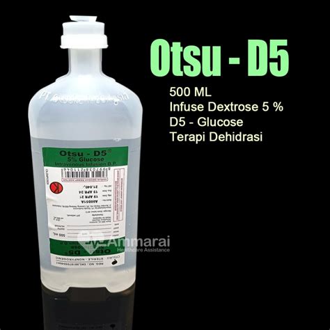 Cairan Infus Dextrose 5 500 Ml Otsu Lazada Indonesia