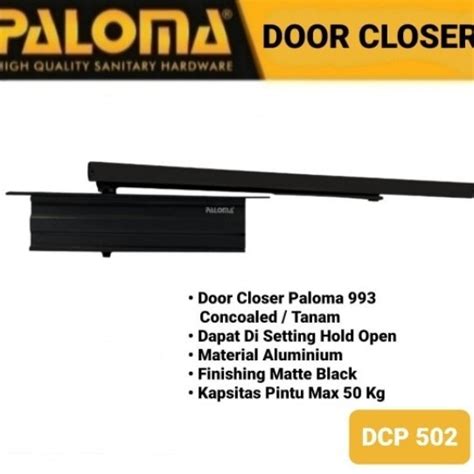 Jual Dcp Paloma Door Closer Tanam Concealed Penahan Pintu Otomatis