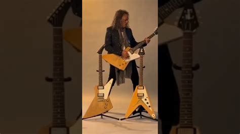 Kirk Hammett Jamming With A Gibson Explorer Youtube