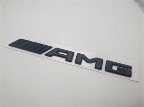 Amg Rear Boot Badge Emblem Amg Sticker Fits Mercedes New Style Ebay