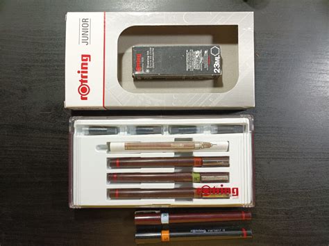 Rotring Technical Pens Junior Set With Freebies Hobbies Toys