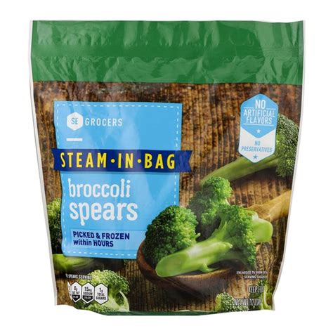 SE GROCERS Steam In Bag Broccoli Spears 12 Oz Delivery Or Pickup Near