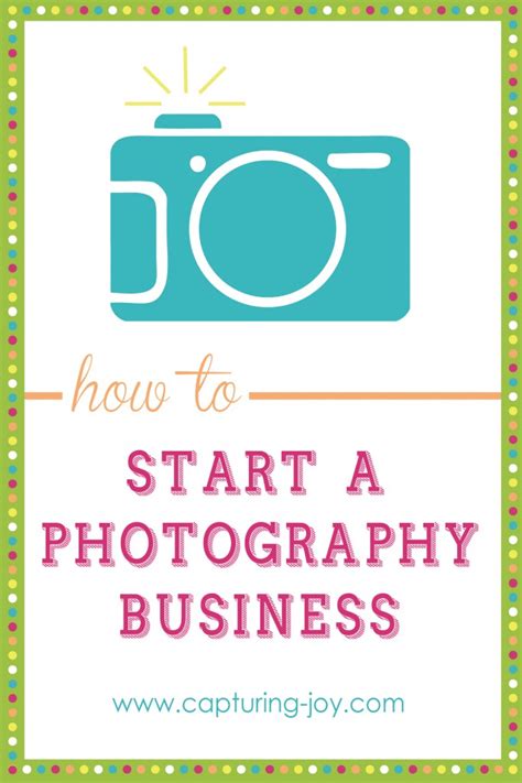 How To Start A Photography Business