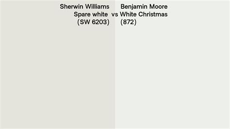 Sherwin Williams Spare White Sw Vs Benjamin Moore White