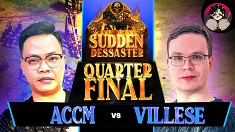 Sudden Dessaster Quarter Final ACCM Vs Villese YouTube