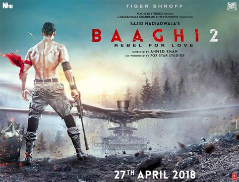 Baaghi 2 First Look Tiger Shroffs Romantic Action Film To Release On