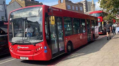 ADL Enviro200 Stagecoach London 37565 YX12 AKY Route 488 Bromley By Bow