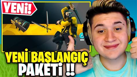 Yeni Ba Langi Paket Yle Oynad M Fortnite T Rk E Youtube